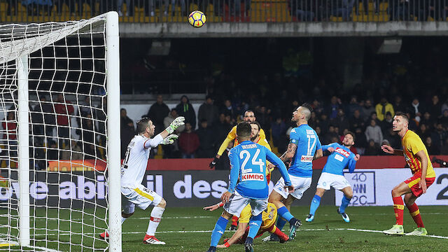 Serie A: Napoli verteidigt Pole Position