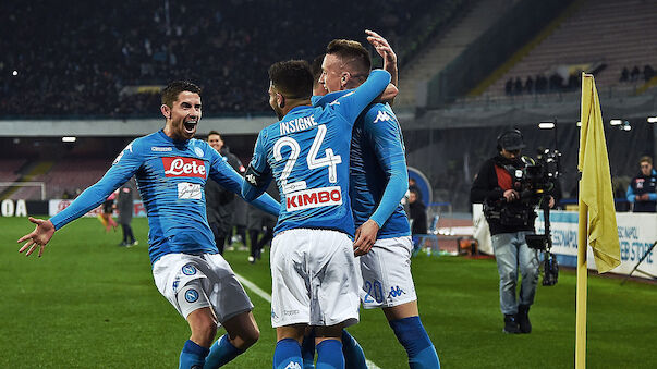 Napoli bleibt nach Sieg gegen Lazio voll auf Spur