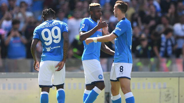 Napoli sichert mit Sieg gegen Genoa platz drei