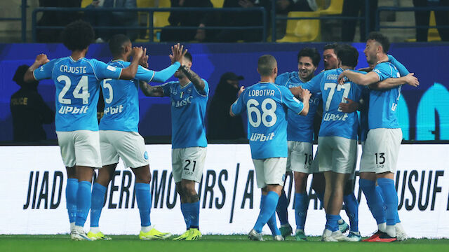 Napoli nach Sieg über Fiorentina erster Supercoppa-Finalist