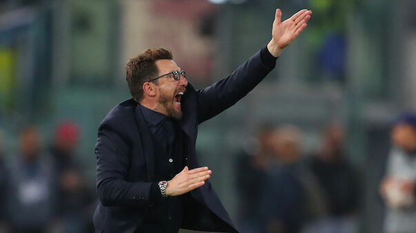 Roma-Coach bricht sich aus Ärger die Hand