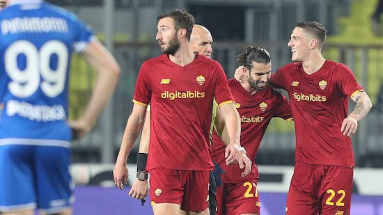 Roma in Empoli nur vor der Pause in Fahrt