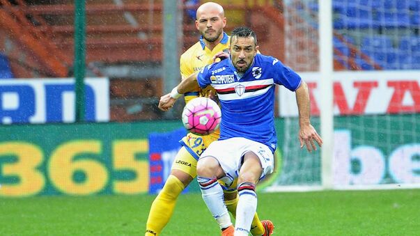 Frosinone verliert bei Sampdoria