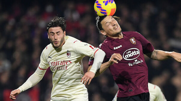 Leader Milan patzt bei Schlusslicht Salernitana