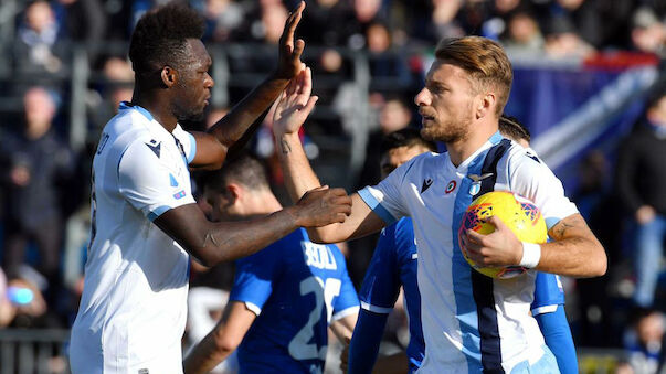 Lucky Punch rettet Lazio neunten Sieg in Serie