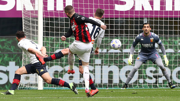 Milan verteidigt mit Sieg gegen Genua Rang zwei