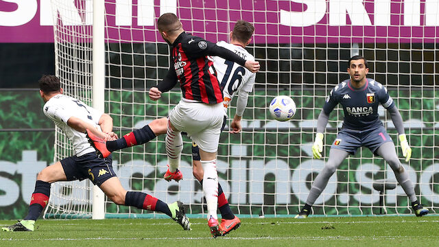 Milan verteidigt mit Sieg gegen Genua Rang zwei