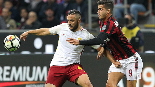 Roma gewinnt Schlager bei AC Milan