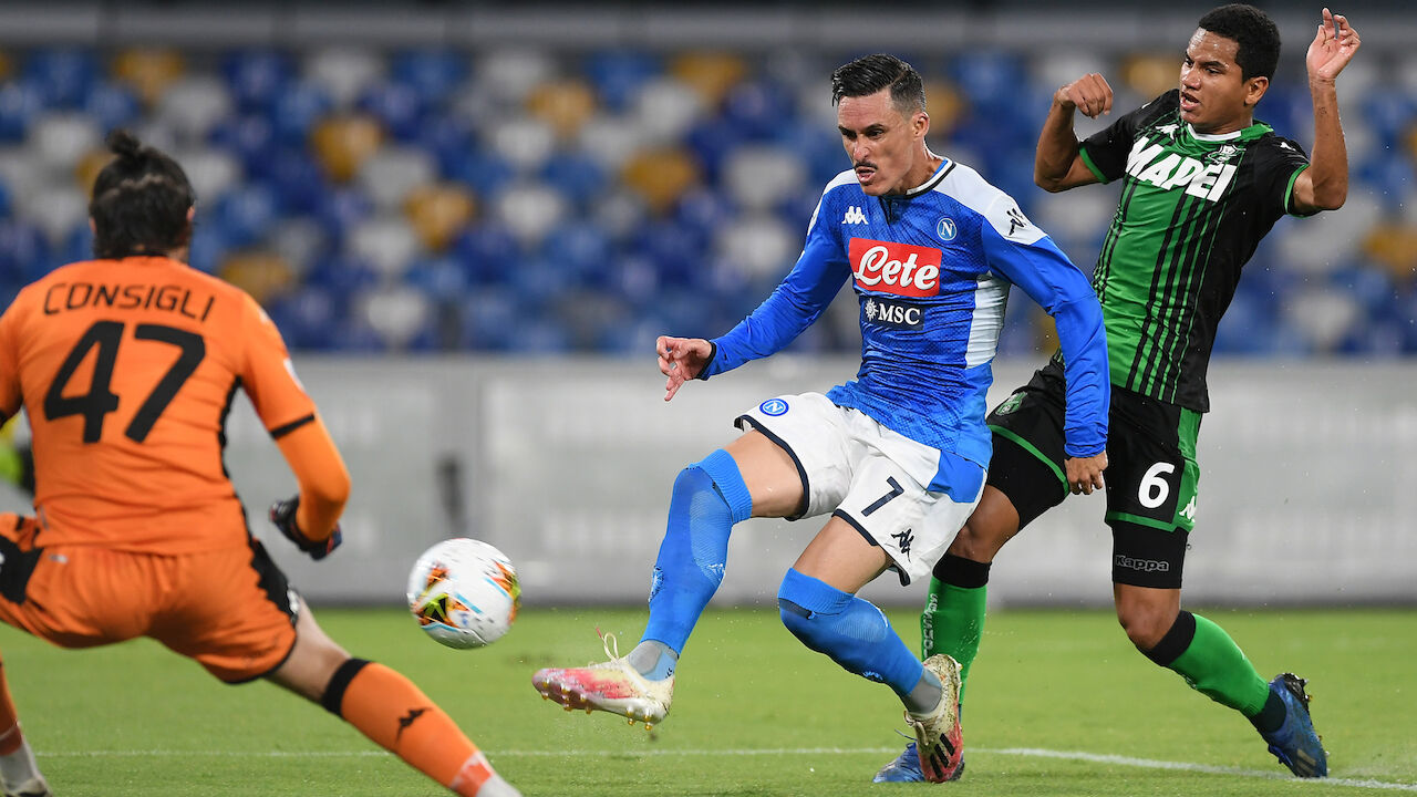 Serie A: Napoli feiert mühevollen Heimsieg über Sassuolo ...