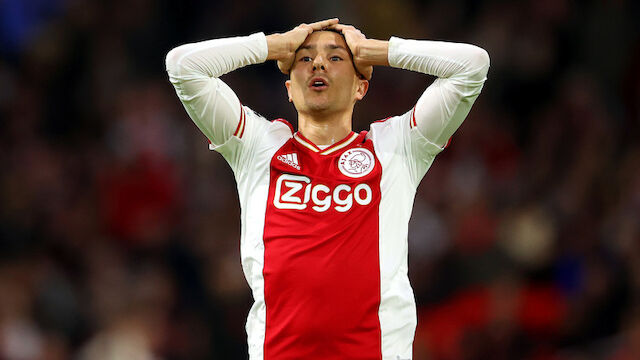 Ajax Amsterdam reagiert auf sportliche Krisensituation