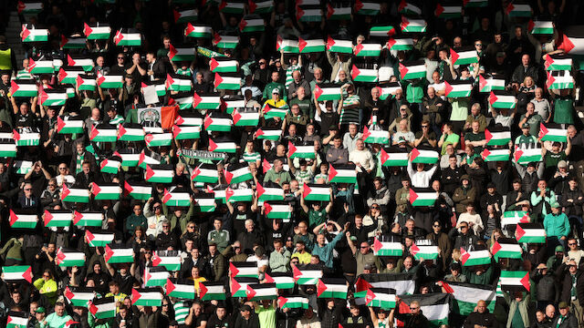 Aufregung um Celtic Fans wegen neuerlichem Palästina Support