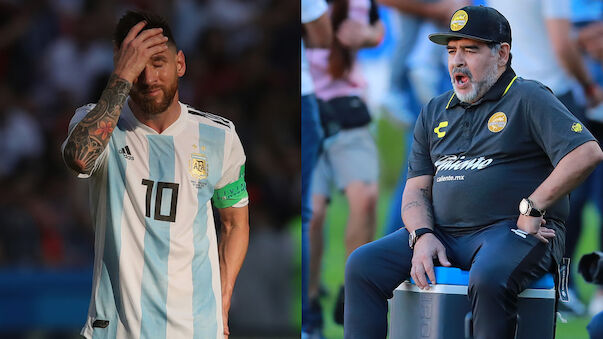Maradona: Messi hat keine Führungsqualitäten