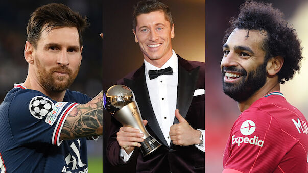 Finalisten bei FIFA-Wahl zum Weltfußballer fixiert