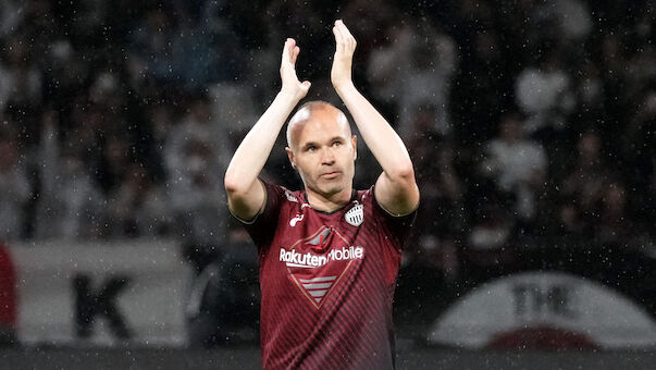 Letzter Auftritt in Japan: Iniesta verabschiedet sich