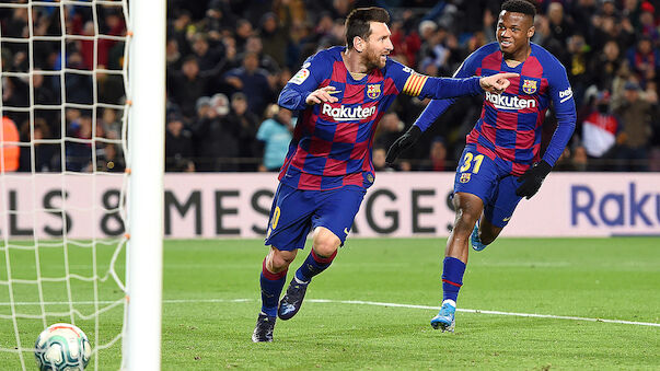 Messi rettet Setiens Debüt als Barcelona-Trainer