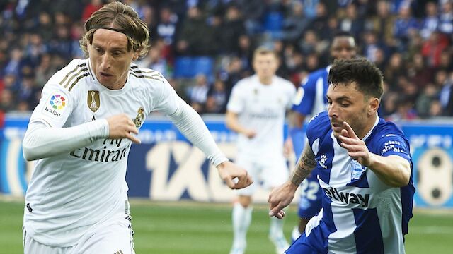 Real Madrid müht sich zum Sieg in Alaves