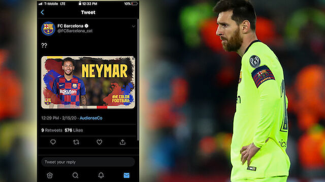 Neymar-Fake: Barcelona-Accounts gehackt!