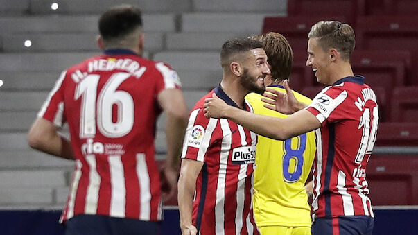 Atletico übernimmt die Tabellenführung