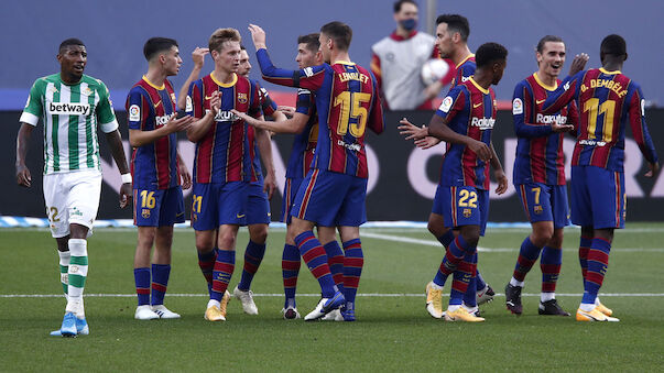 Barcelona beendet Liga-Durststrecke gegen Betis