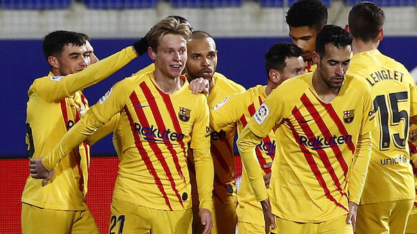 Barcelona erledigt Pflicht in Huesca