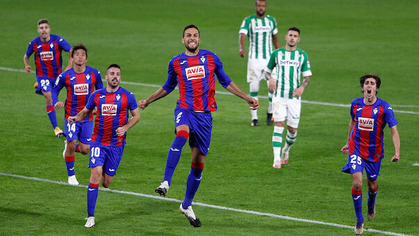 Eibar zwingt Betis Sevilla in die Knie