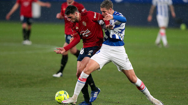 Osasuna gibt nach Remis die Rote Laterne ab