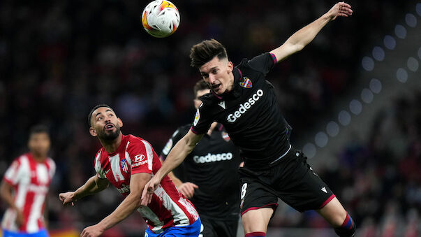 Atletico rutscht gegen Schlusslicht Levante aus