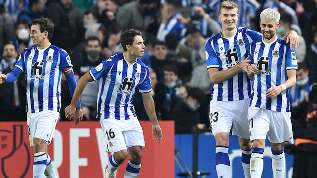 Atletico Madrid fliegt bei Real Sociedad aus Copa