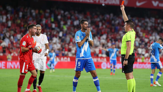 Zidane fliegt bei Sevilla-Sieg früh vom Platz