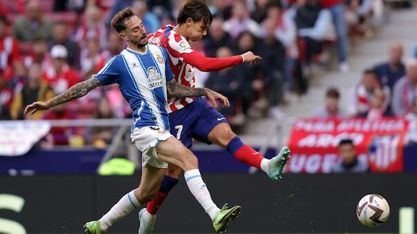 Atletico nur Remis gegen dezimiertes Espanyol