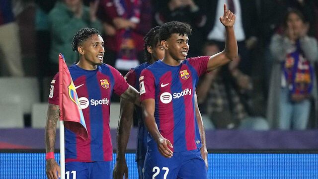 Barca holt wichtigen Sieg im Kampf um Platz zwei
