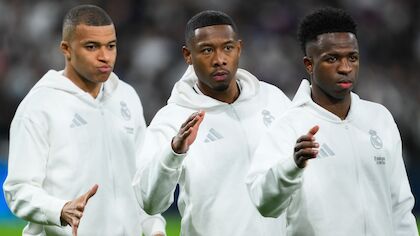 Warmlaufphase ohne David Alaba