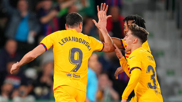 Lewandowski brilliert - Barca wärmt sich für Real auf