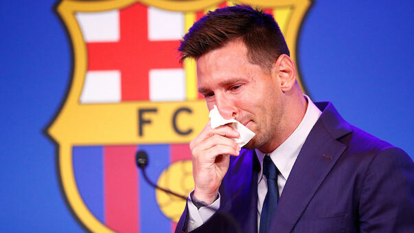 Tränen bei Messi: 