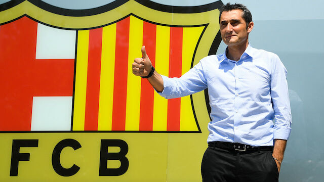 Barca steht hinter Trainer Valverde