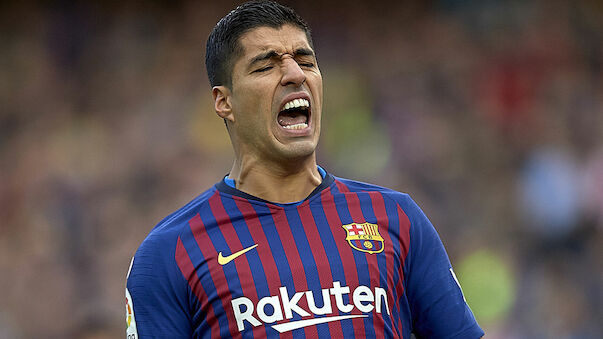 Meniskus-OP: Luis Suarez wochenlang out