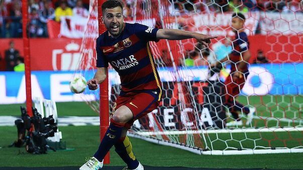 Jordi Alba sichert Barcelona das Double