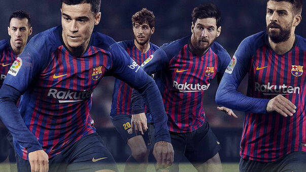 Barcelona präsentiert Trikot für 2018/19