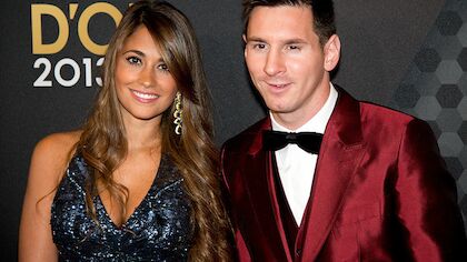 Lionel Messi Heiratet Jugendliebe Antonela Roccuzzo Fussball International Spanien