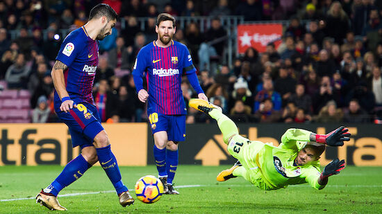 FC Barcelona mit Gala! Messi im Alu-Fieber