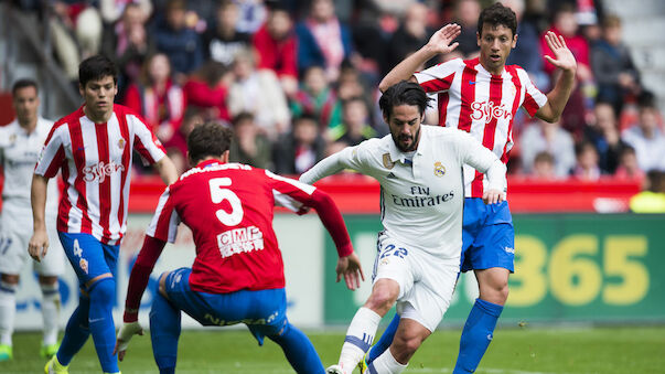 Real rettet Sieg gegen Abstiegskandidat Gijon