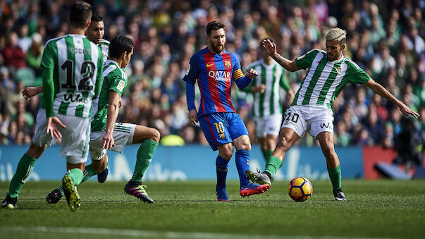 Barca lässt bei Betis Sevilla Punkte liegen