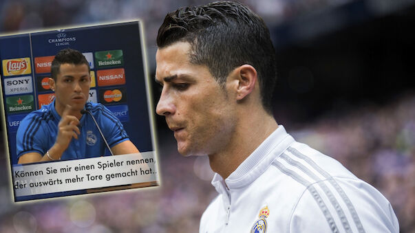 Gereizter Ronaldo bricht Pressekonferenz ab