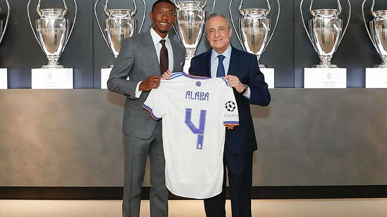 David Alaba erhält bei Real Madrid die Rückennummer 4 - Fussball