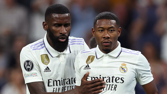 Medienbericht: Alaba und Rüdiger bei Real vor dem Aus?