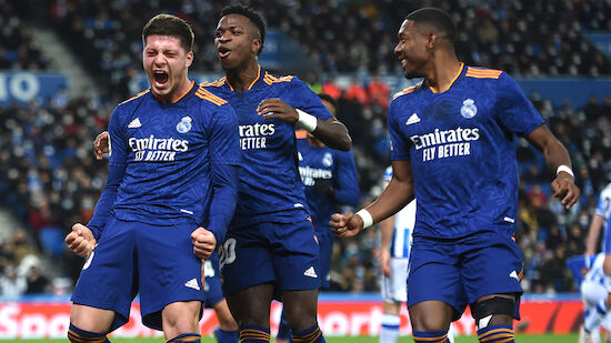 Real Madrid gewinnt auch gegen Real Sociedad