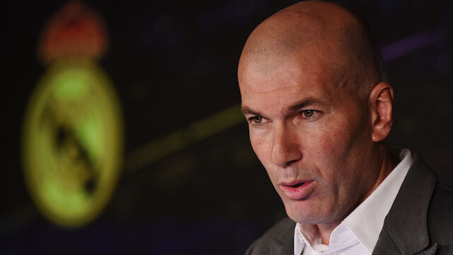 Zinedine Zidane liest Real-Stars die Leviten