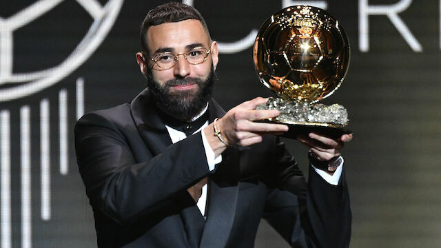 Ballon d'Or 2022: Benzema zum besten Spieler gekrönt
