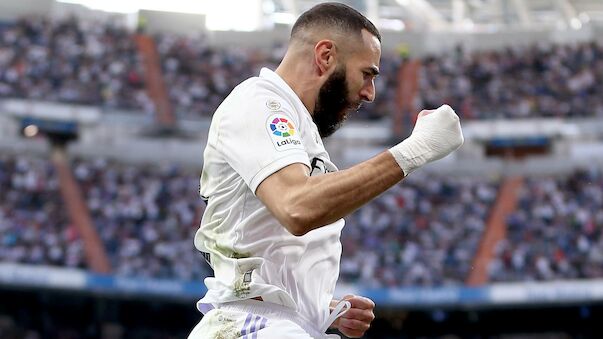 Benzema-Hattrick bei Tor-Festival in Madrid