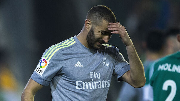 Real Madrid bis zu drei Wochen ohne Benzema